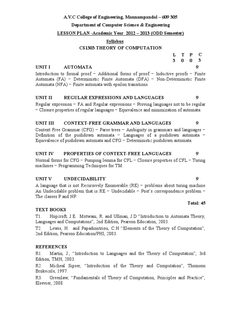 cs1303-theory of computation